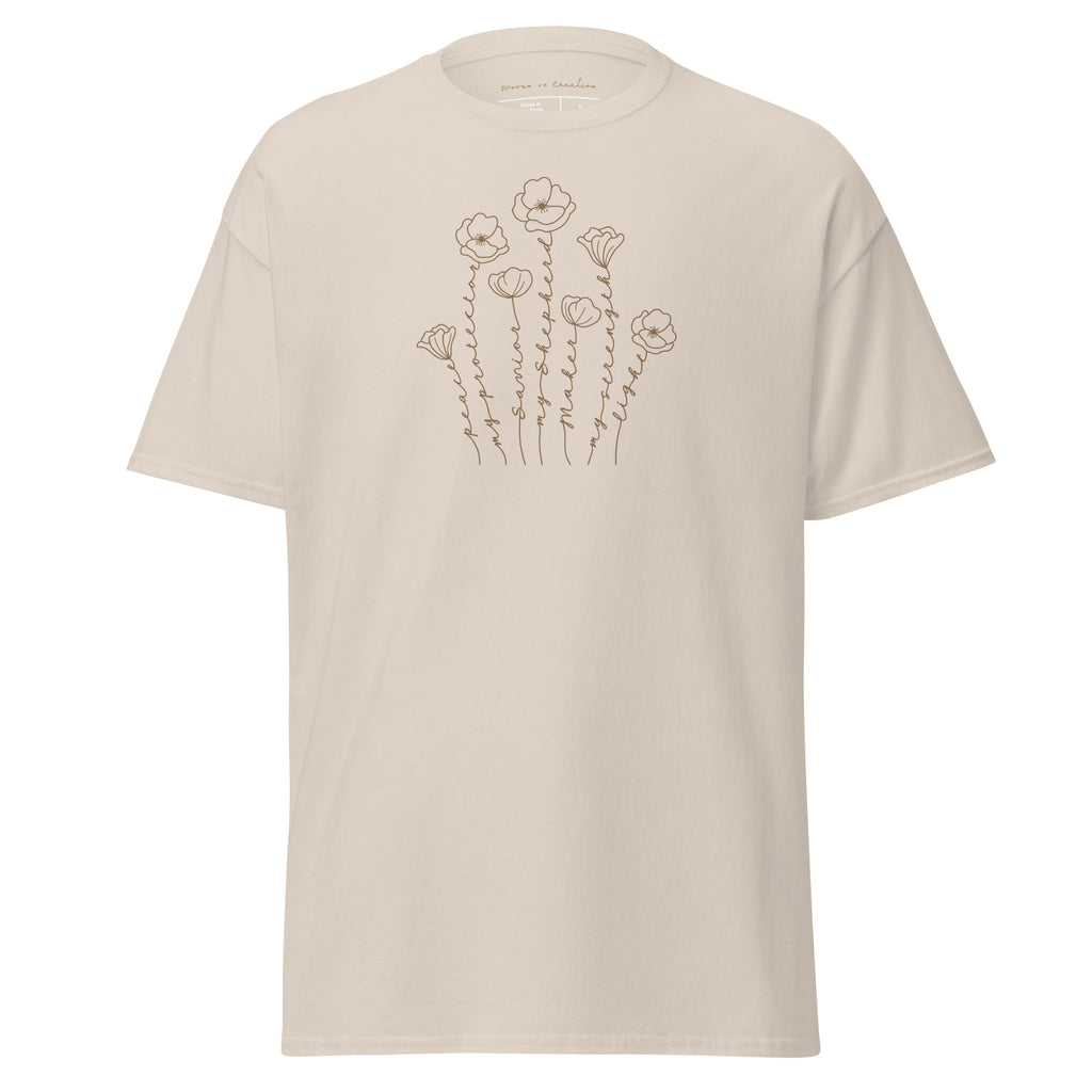 Fields of Grace - Tee (Espresso Print)