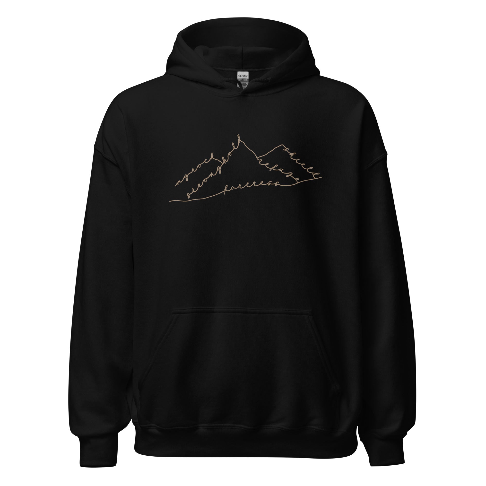 Rock of My Salvation - Hoodie (Espresso Print)